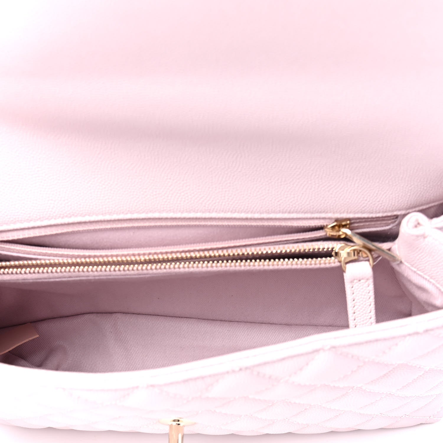 Chanel Caviar Quilted Small Coco Handle Flap Lilas Lilac 4 of 5