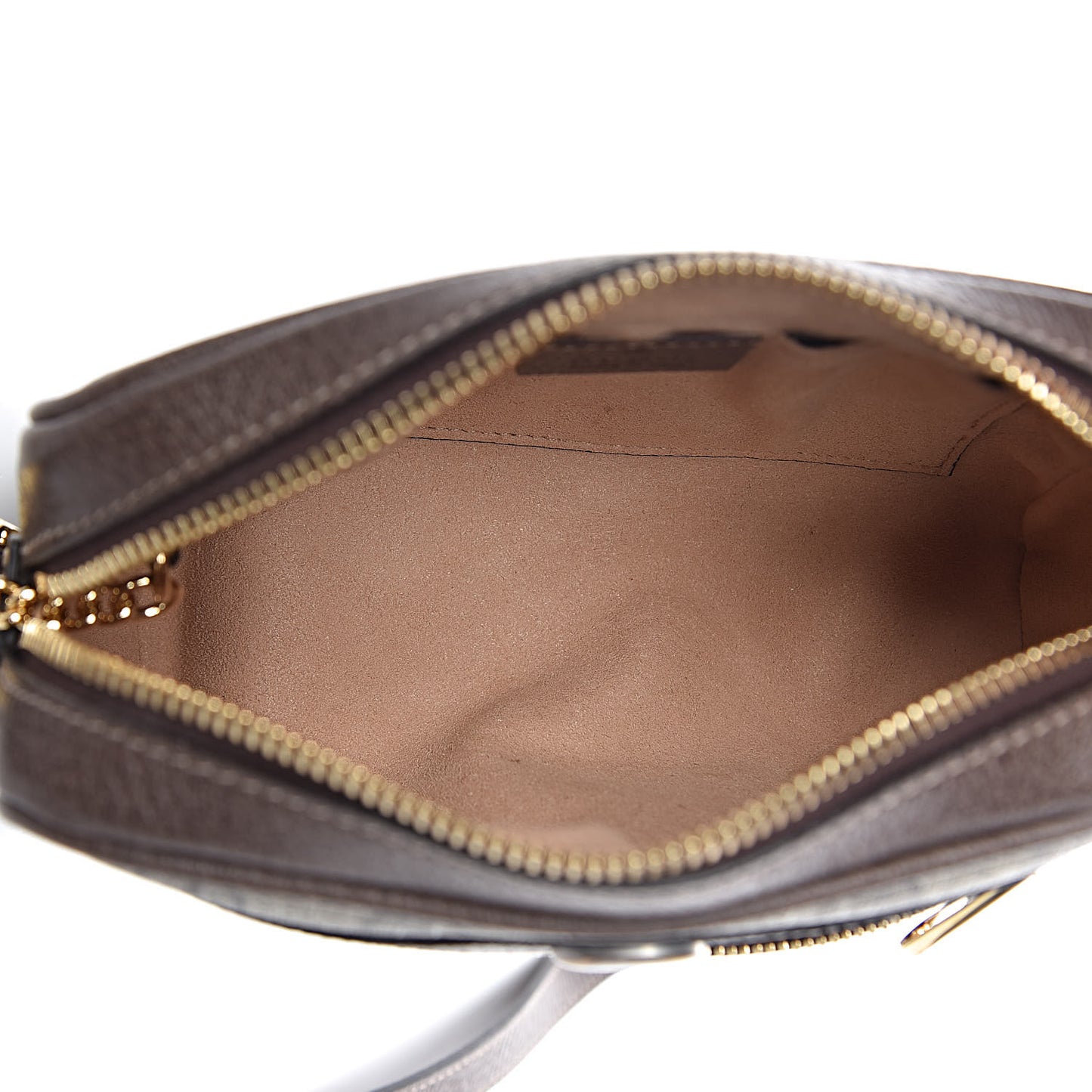 GG Supreme Monogram Web Mini Ophidia Shoulder Bag Brown
