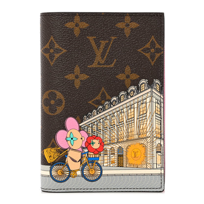 Louis Vuitton Monogram 2022 Christmas Animation Paris Passport Cover Pink 1 of 9