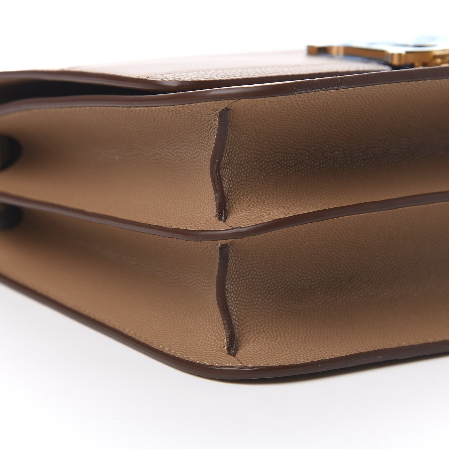 Burberry Calfskin Paneled Medium TB Bag Maple 8 of 10