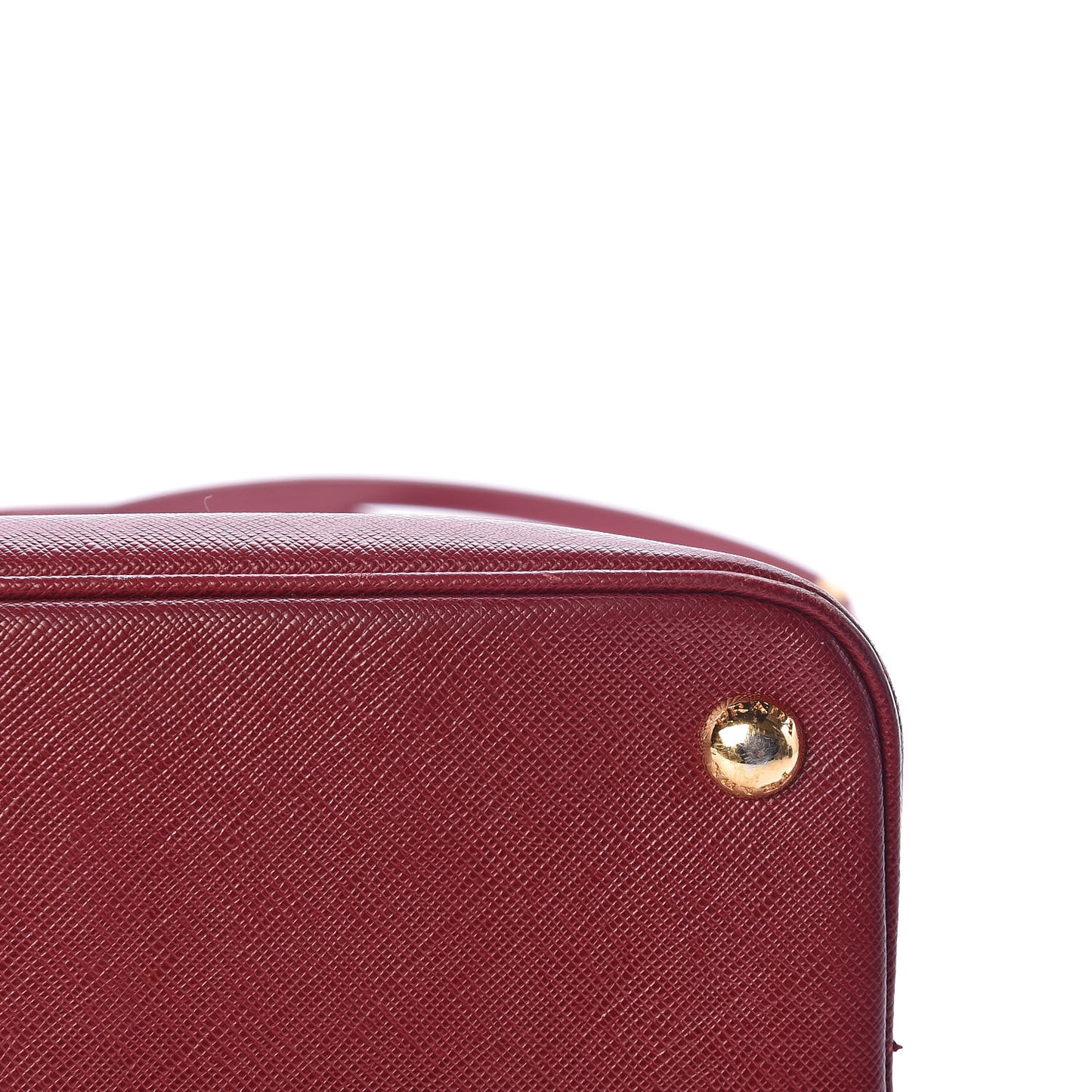 Saffiano Lux Medium Promenade Tote Cherry