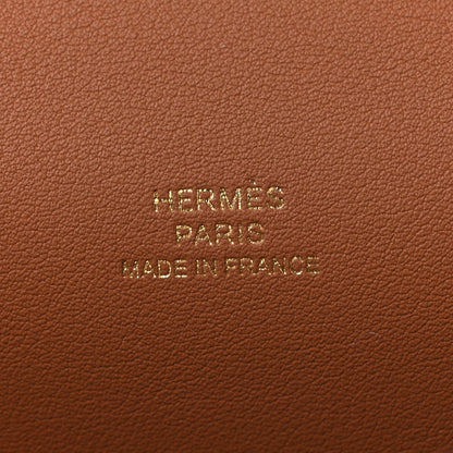 Hermes Swift Kelly Pochette Clutch Gold 6 of 12