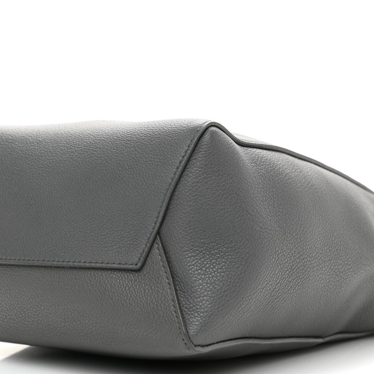 Celine Soft Grained Calfskin Small Sangle Bucket Bag Grey 7 of 7