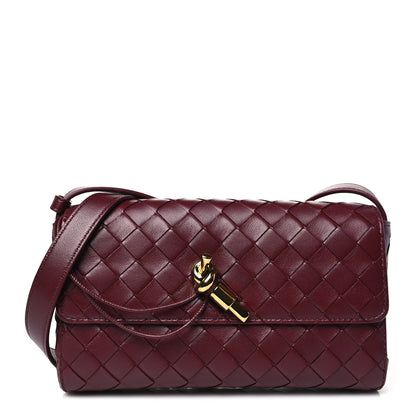 Bottega Veneta Nappa Intrecciato Mini Andiamo Crossbody Bag Barolo 1 of 10
