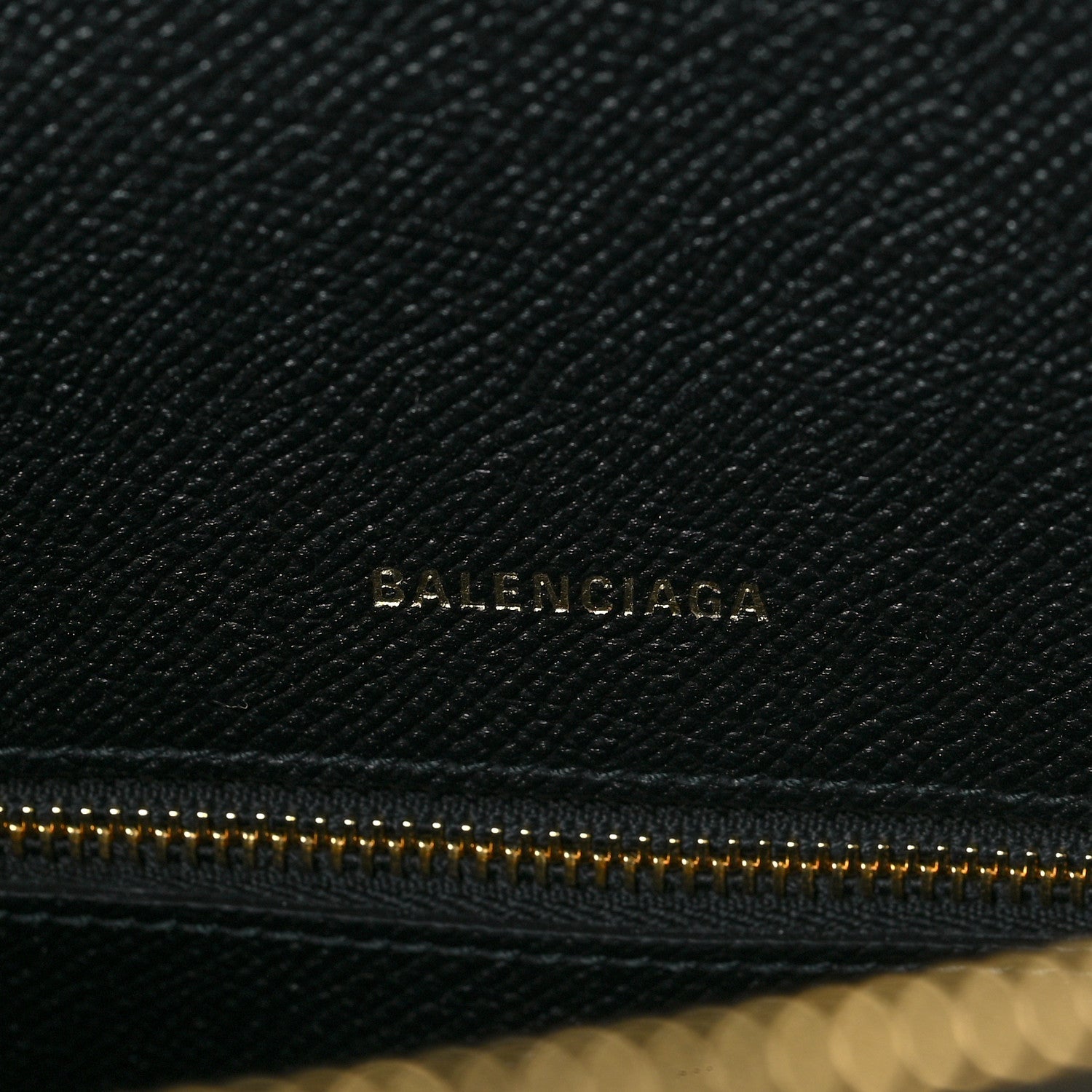 Balenciaga Signature Grained Calfskin Logo M Ville Top Handle Bag Black 7 of 8