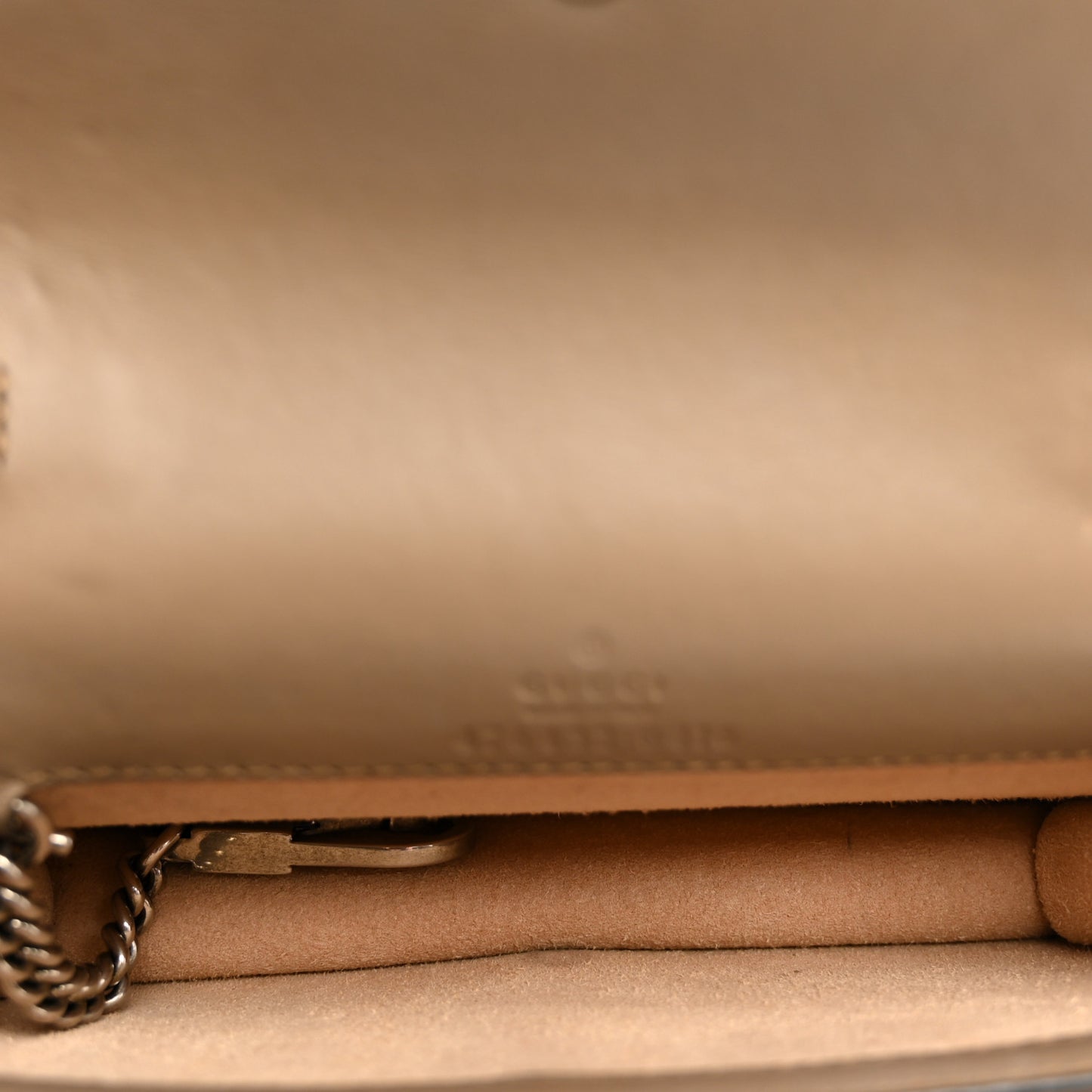 GG Supreme Monogram Super Mini Dionysus Shoulder Bag Taupe