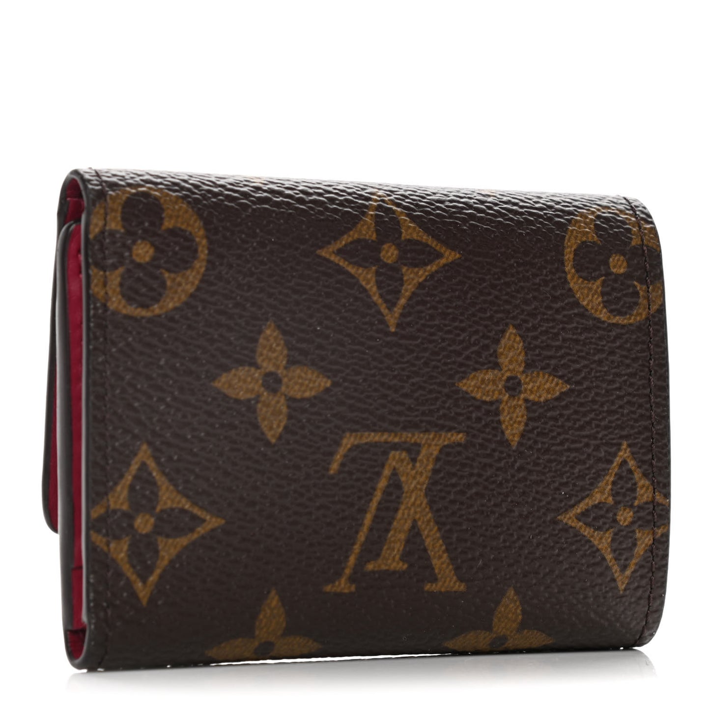 Monogram Micro Wallet Fuchsia