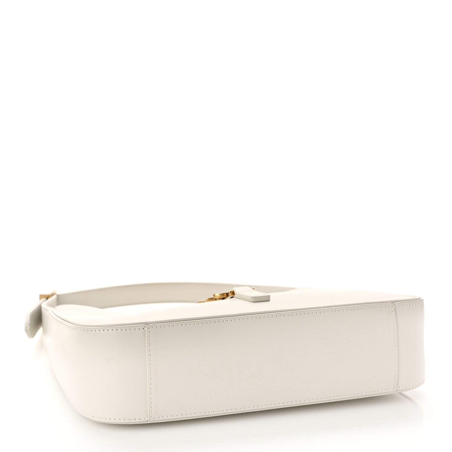 Saint Laurent Smooth Calfskin Le 5 A 7 Hobo Blanc Vintage 4 of 8
