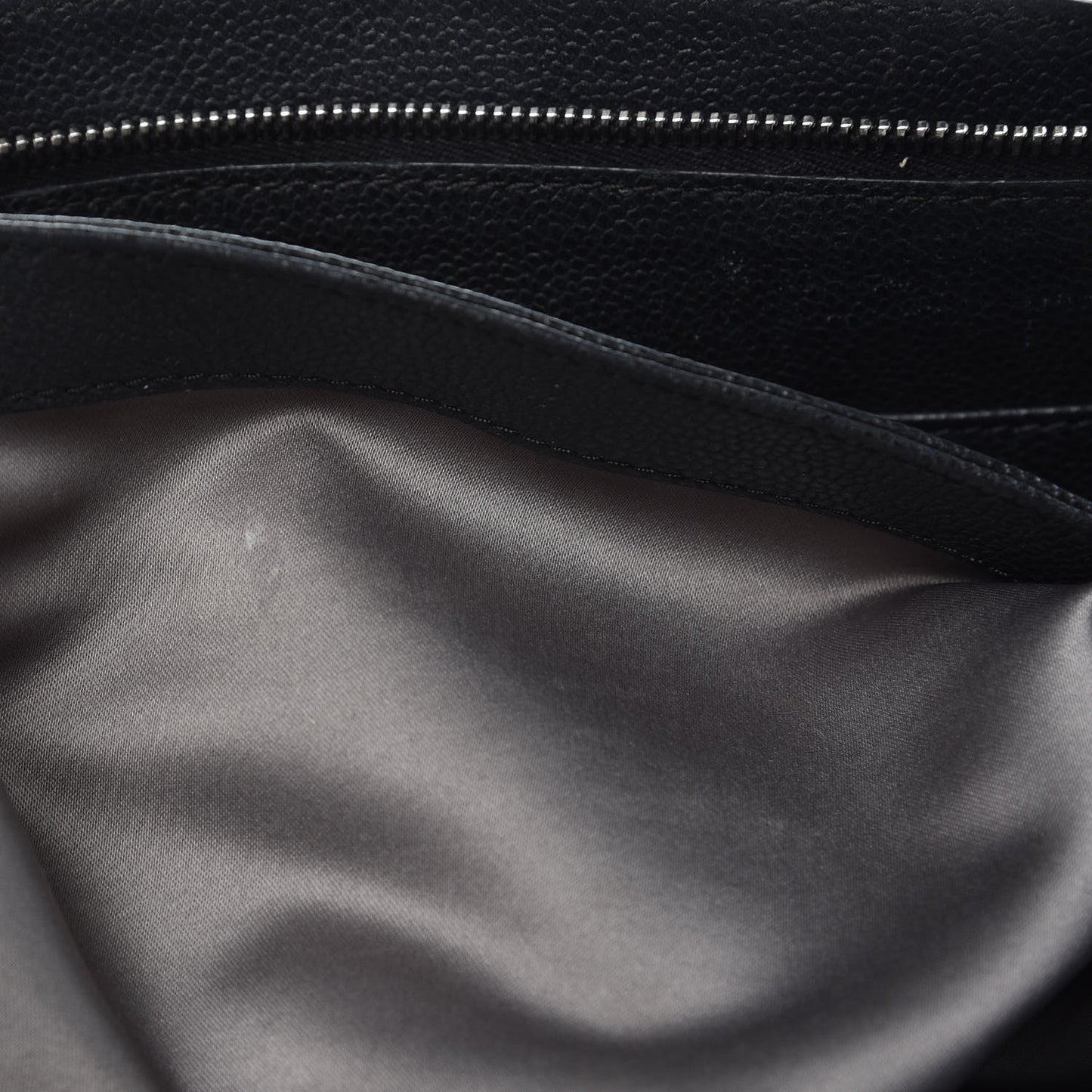 Caviar 31 CC Shoulder Bag Black