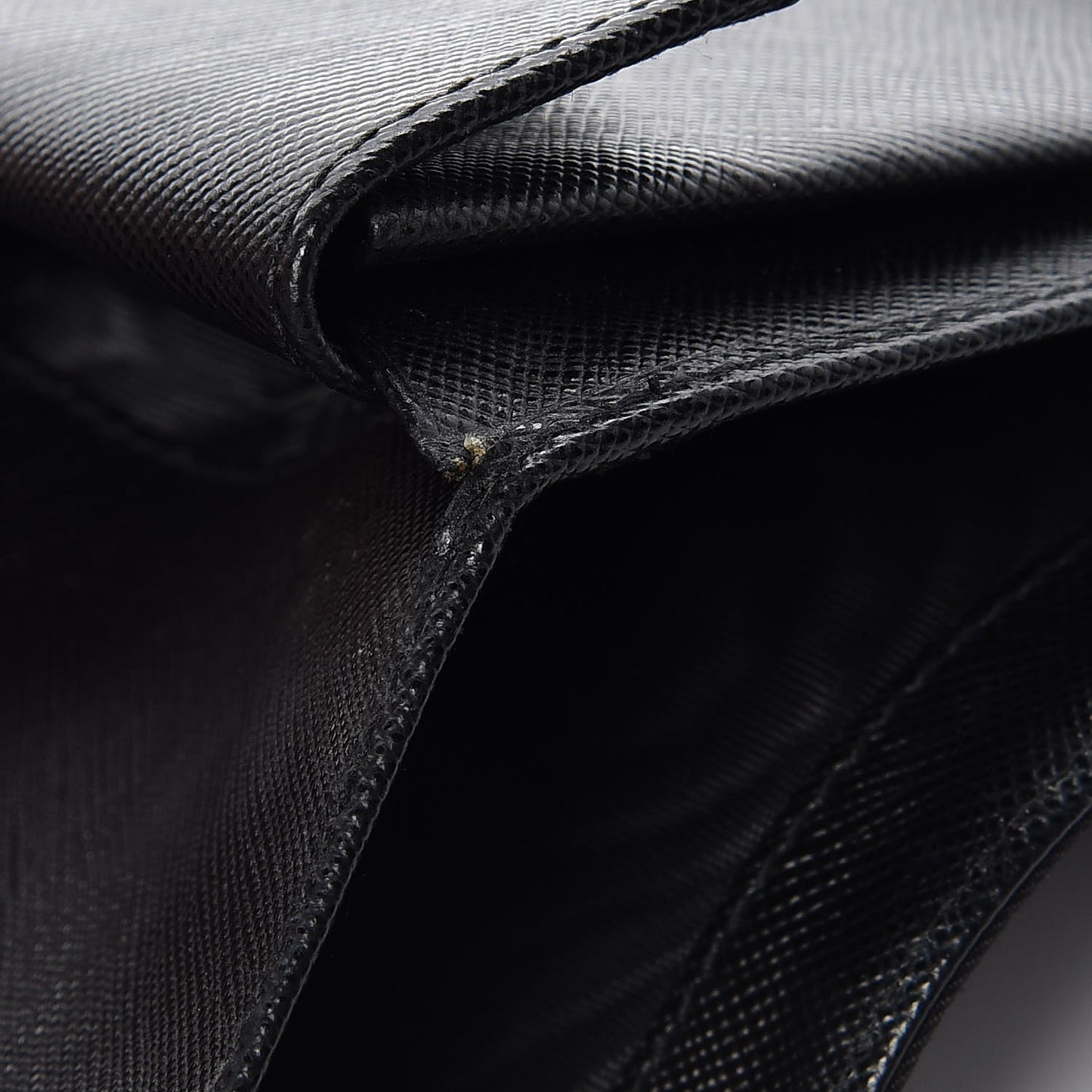 Tessuto Nylon French Wallet Black