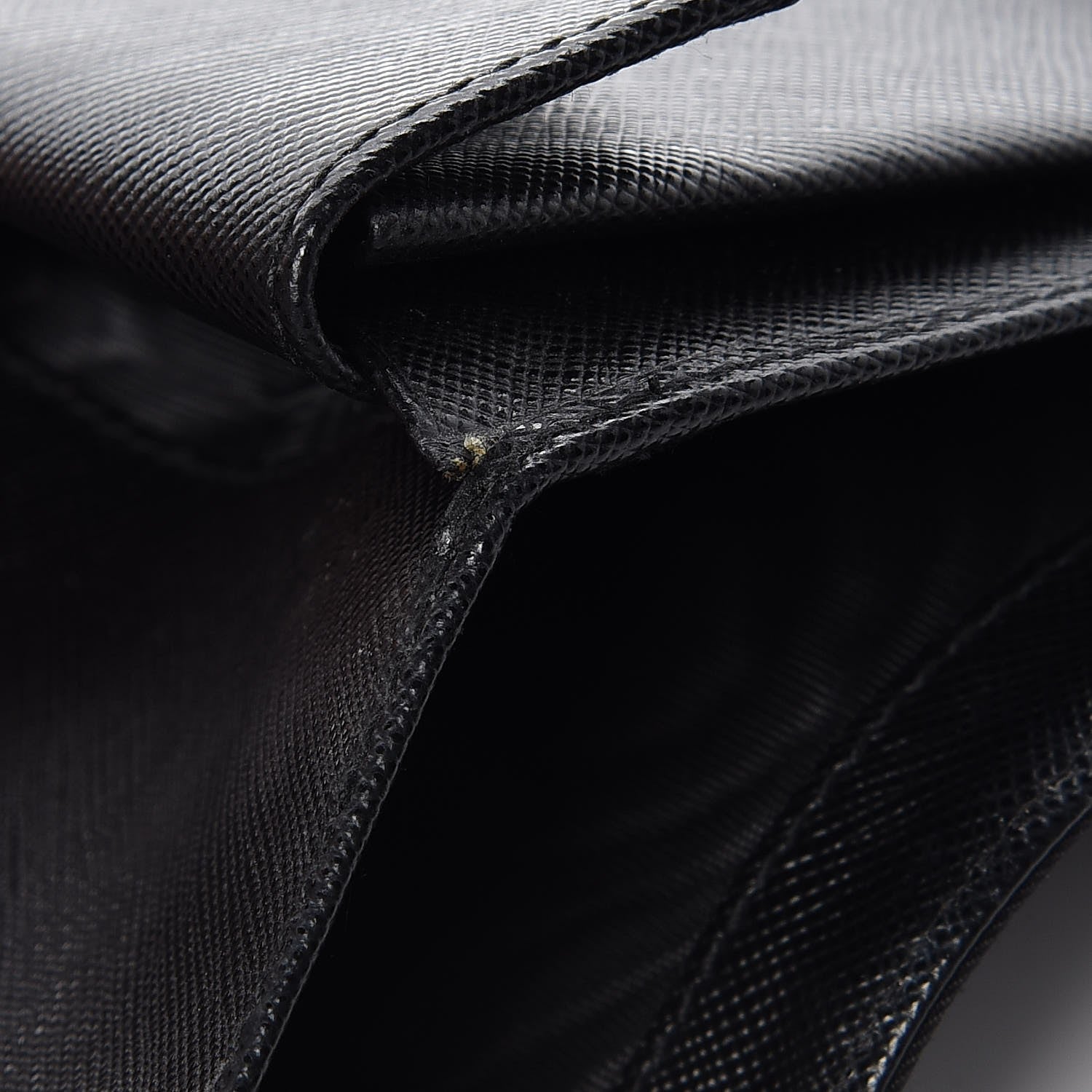 Prada Tessuto Nylon French Wallet Black 10 of 10