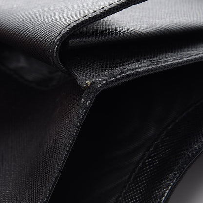 Prada Tessuto Nylon French Wallet Black 10 of 10