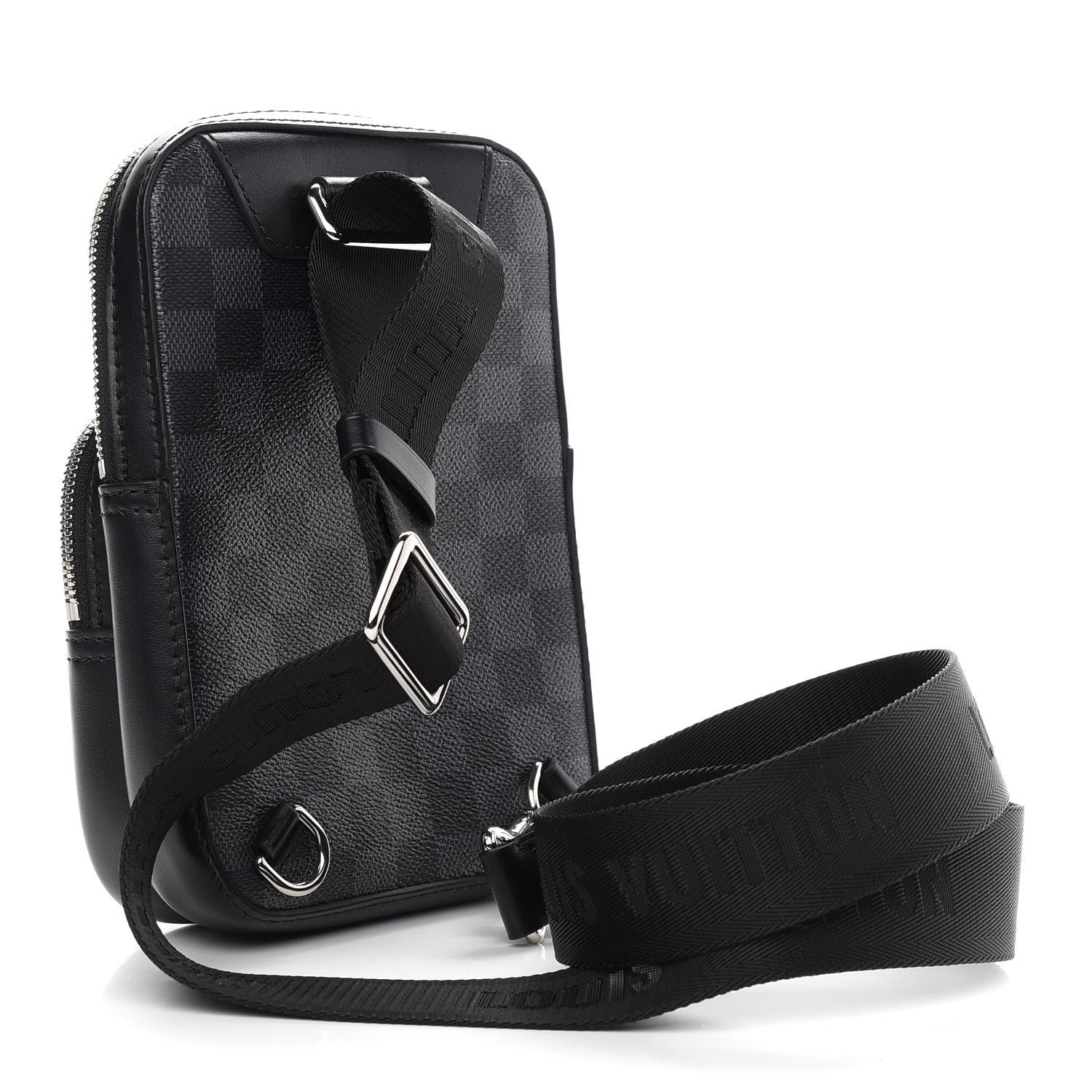 Louis Vuitton Damier Graphite 3D Amazone Sling Bag Black 3 of 9
