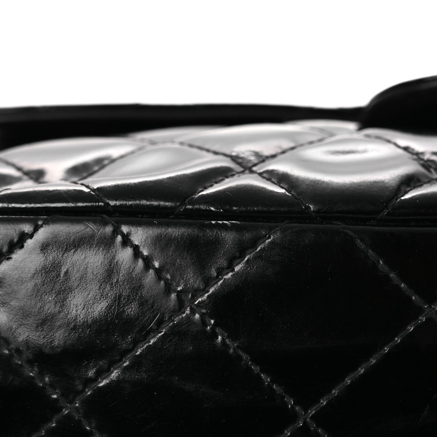 Chanel Patent Quilted Medium Double Sided Flap Black 13 of 17