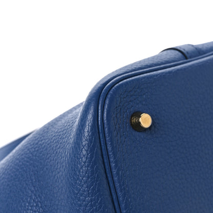 Hermes Taurillon Clemence Picotin Lock 22 MM Deep Bleu 11 of 12