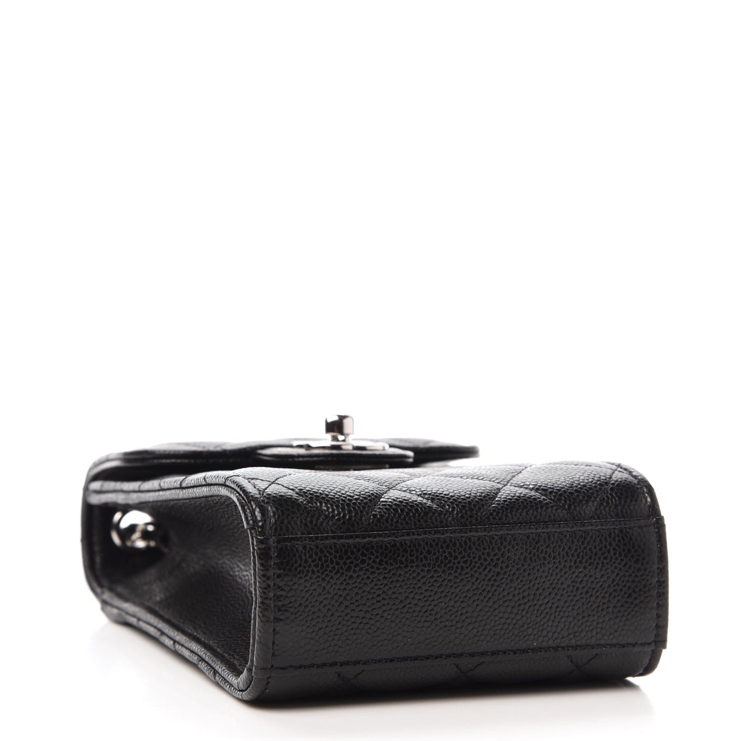 Chanel Caviar Quilted Classic Phone Holder Black 4 of 12