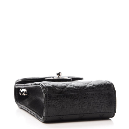Chanel Caviar Quilted Classic Phone Holder Black 4 of 12