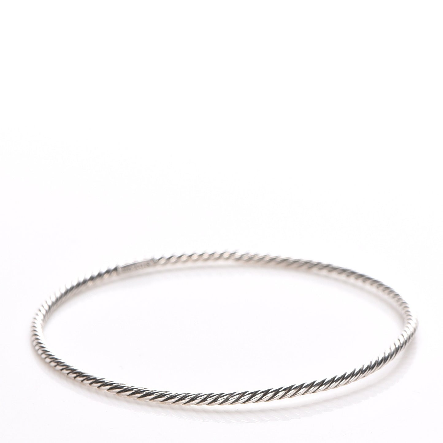 Sterling Silver 2.5mm Cable Bangle