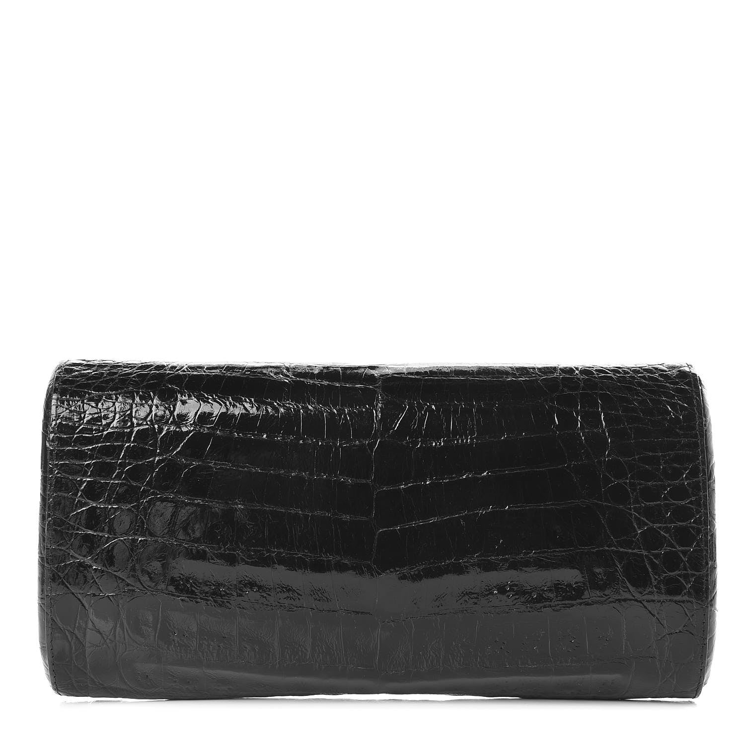 Nancy Gonzalez Crocodile Clutch Black 1 of 12