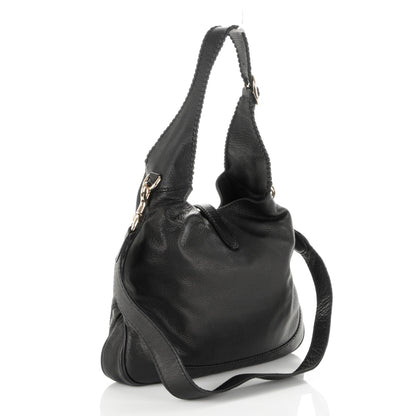 Gucci Soft Deerskin Medium New Jackie Shoulder Bag Black 4 of 7