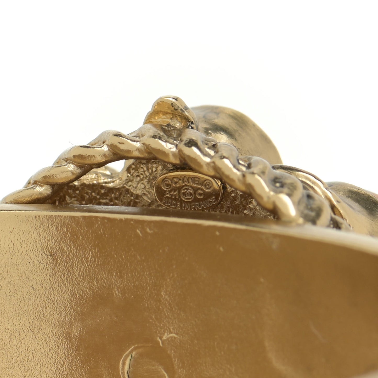 Resin Pearl CC Cuff Gold