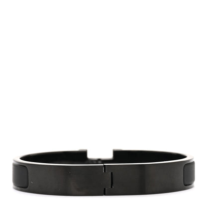 Hermes Matte Enamel Narrow Clic Clac HH Bracelet T4 So Black 3 of 6