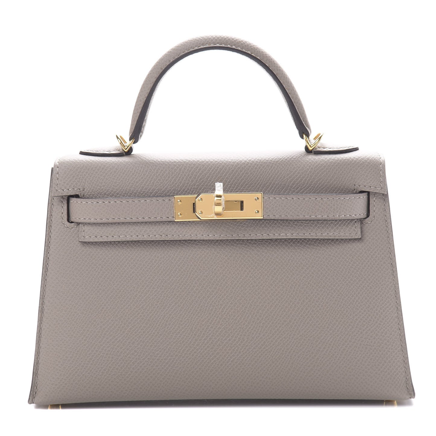 Epsom Mini Kelly Sellier 20 Gris Asphalt