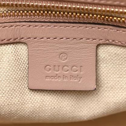 Gucci Monogram Vintage Web Medium Boston Pink Blue 6 of 10