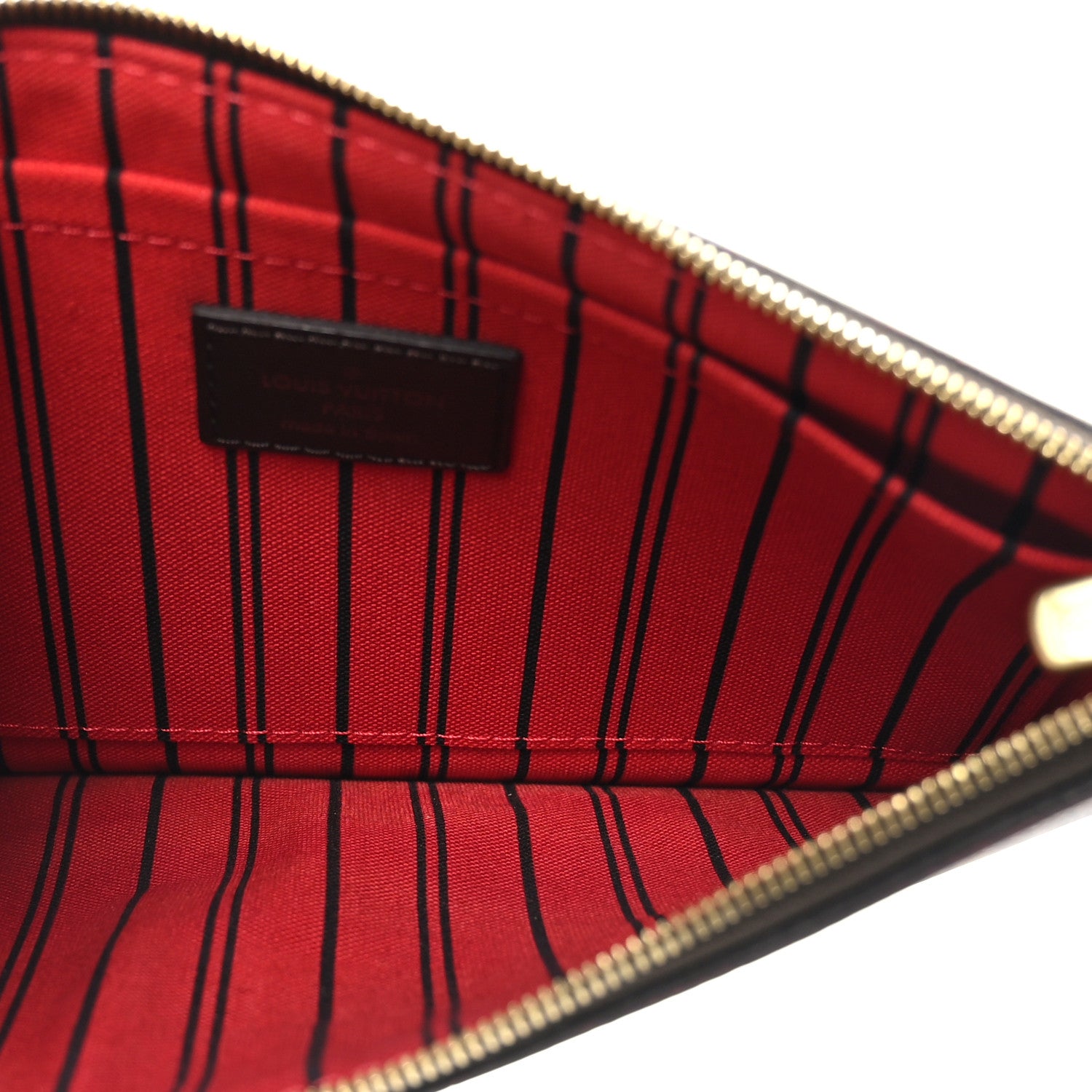 Louis Vuitton Damier Ebene Neverfull MM GM Pochette 5 of 6