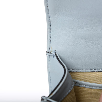 Valentino Garavani Vitello Mini Glam Lock Rockstud Flap Sky Sorbet 11 of 11