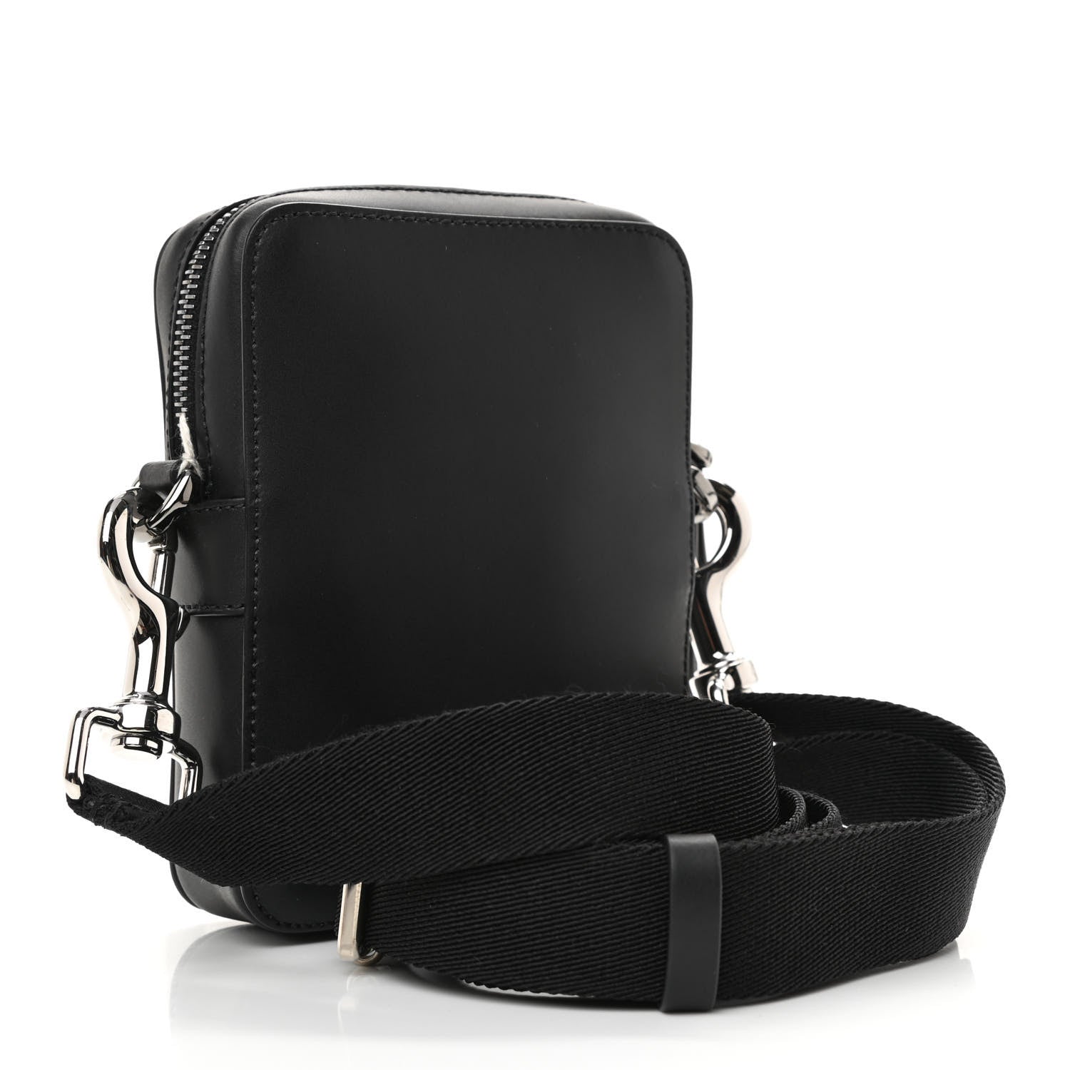 Valentino Garavani Calfskin VLTN Neon Messenger Bag Black 2 of 6