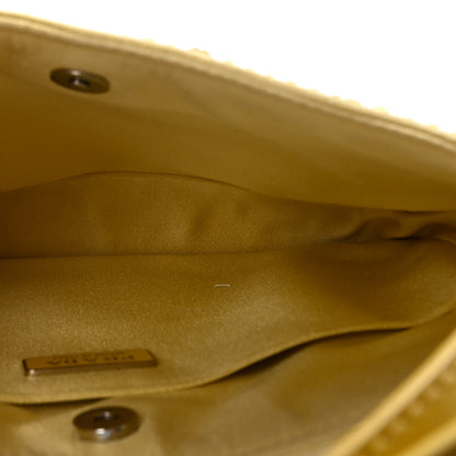 Prada Satin Crystal Cleo Adjustable Strap Shoulder Bag Ananas 4 of 9