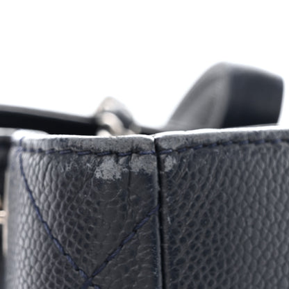 Chanel Caviar Large Shopping Tote Navy 16 of 19