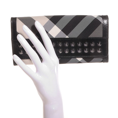 Burberry Beat Check Prima Studded Continental Wallet 2 of 8