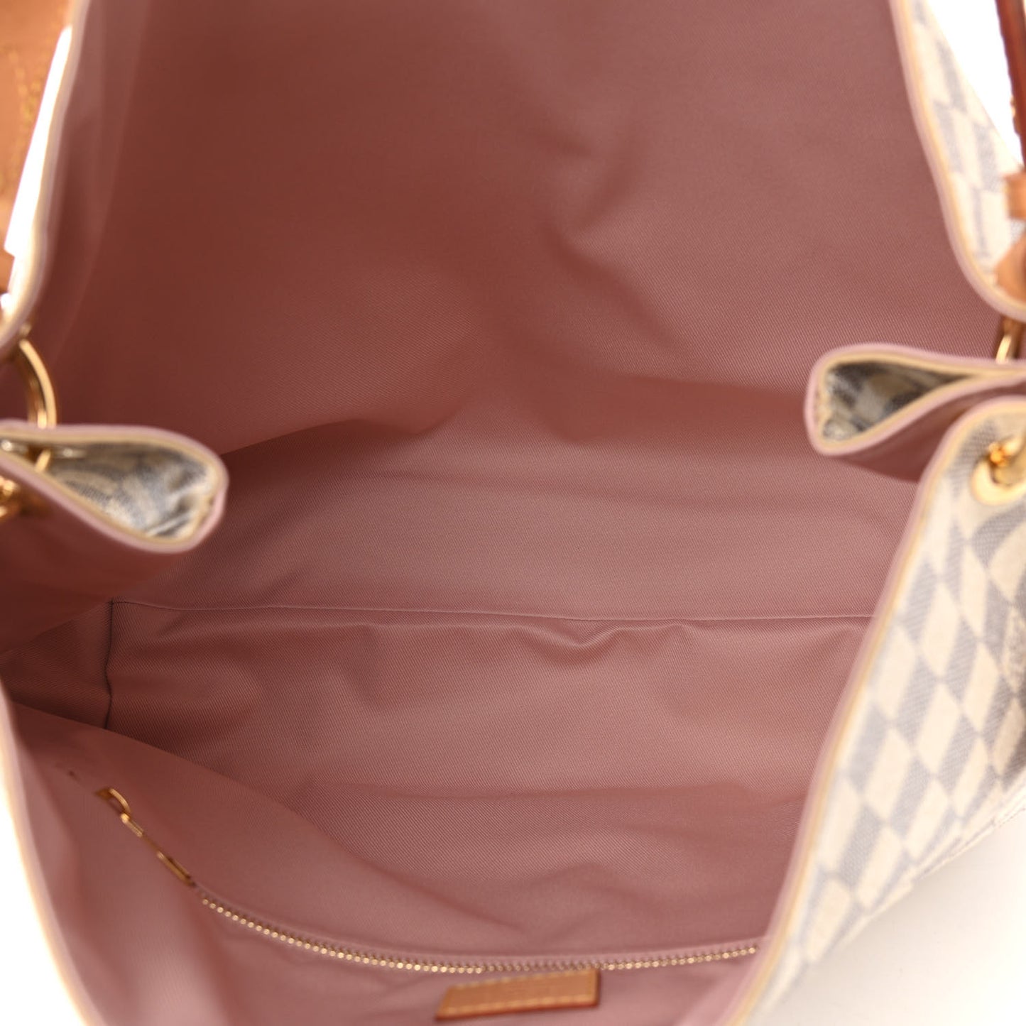 Damier Azur Graceful MM Rose Ballerine