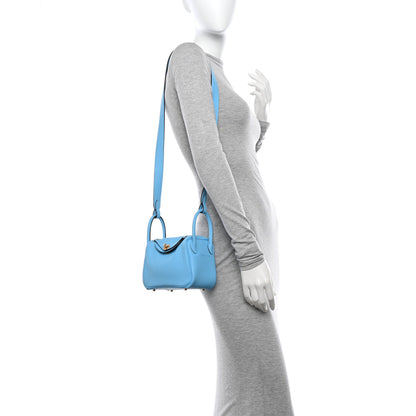 Hermes Swift Mini Lindy 20 Celeste 2 of 10