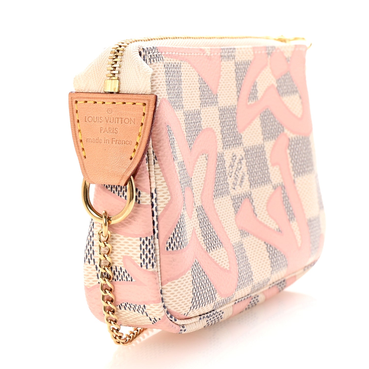 Louis Vuitton Damier Azur Tahitienne Mini Pochette Accessories 3 of 6