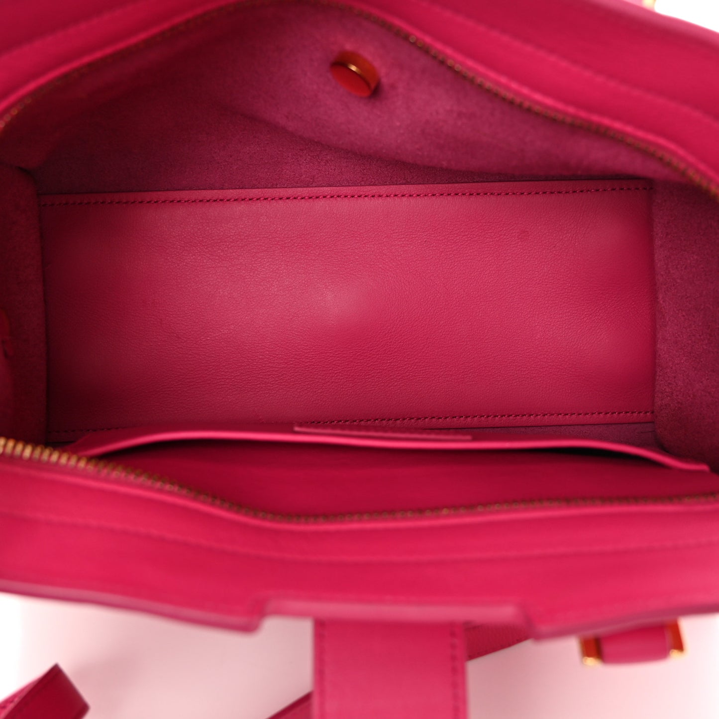 Calfskin Baby Monogram Cabas Fuchsia