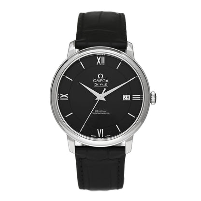 Omega Stainless Steel 39mm De Ville Prestige Automatic Watch Black 424.13.40.20.01.001 1 of 5