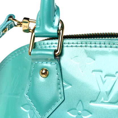 Louis Vuitton Vernis Alma BB Blue Lagon 12 of 16