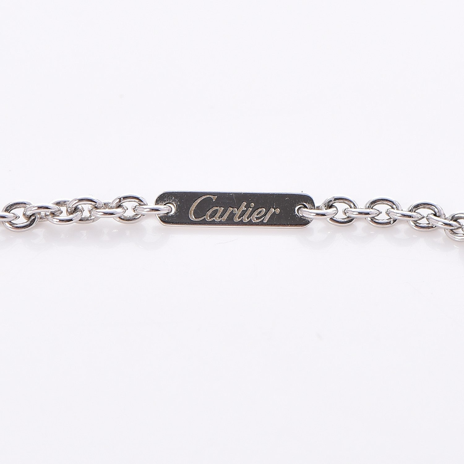 Cartier 18K White Gold Diamond Mon Amour Lariat Necklace 6 of 8