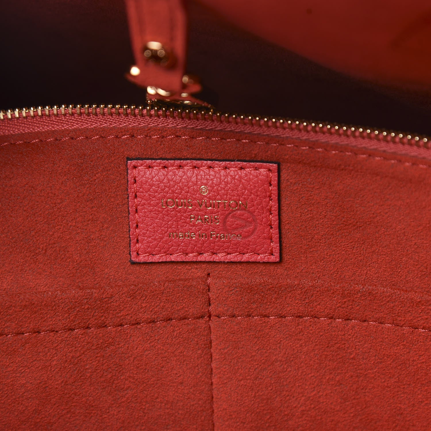 Louis Vuitton Calfskin Monogram Kimono Tote Poppy 6 of 9