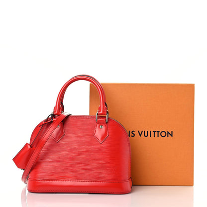 Louis Vuitton Epi Alma BB Coquelicot 19 of 19