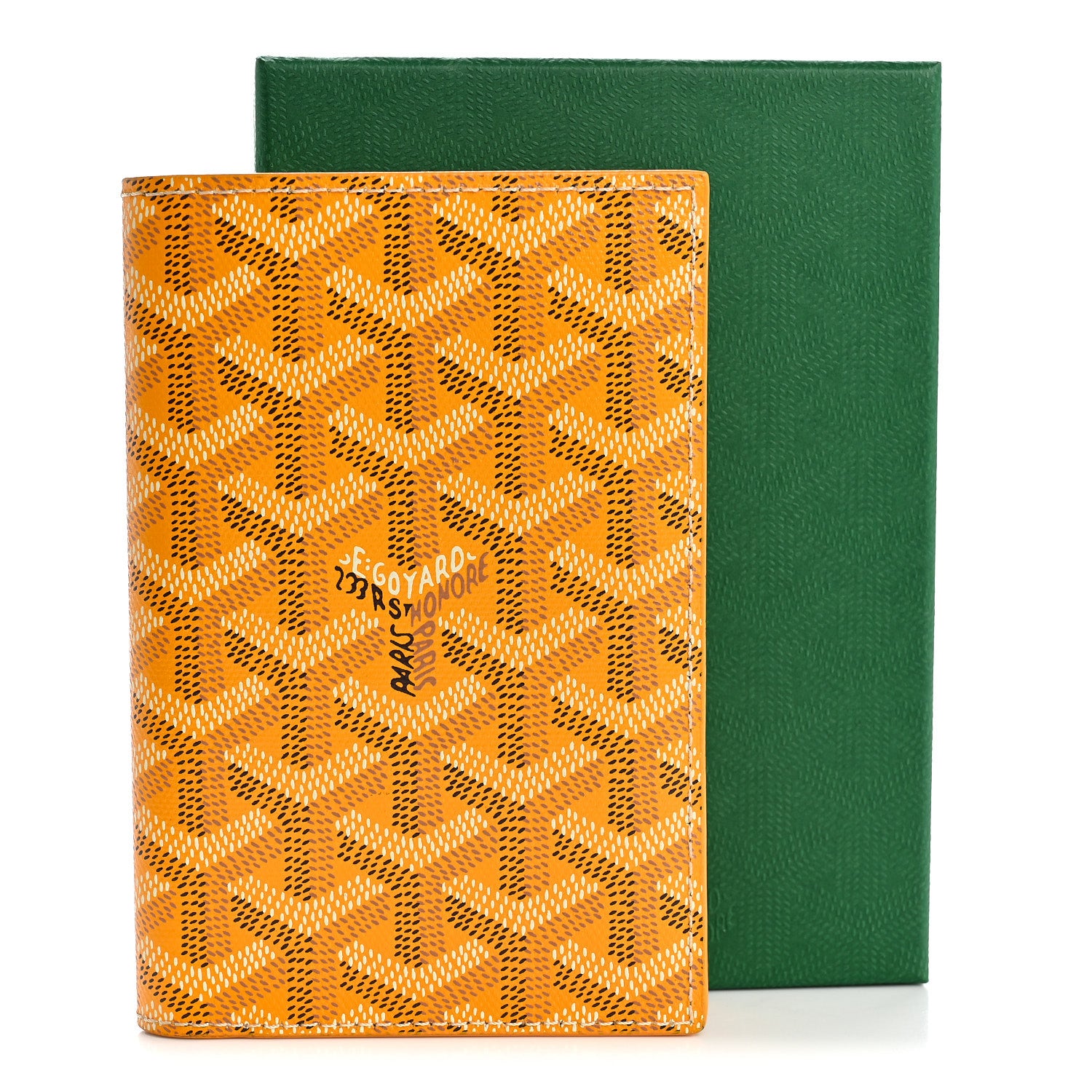 Goyard Goyardine Grenelle Passport Wallet Yellow 7 of 7