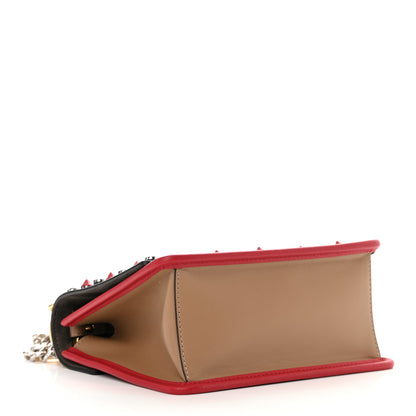 Fendi Calfskin F is Fendi Studded Small Kan I Shoulder Bag Tan 4 of 12