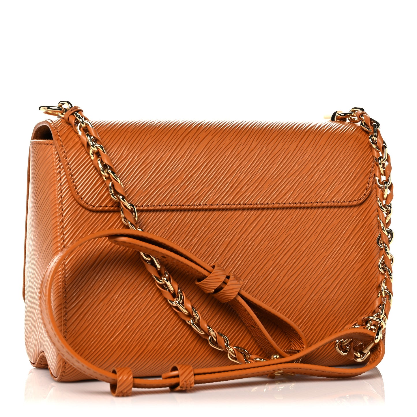 Epi Twist Shoulder Bag MM Gold Miel