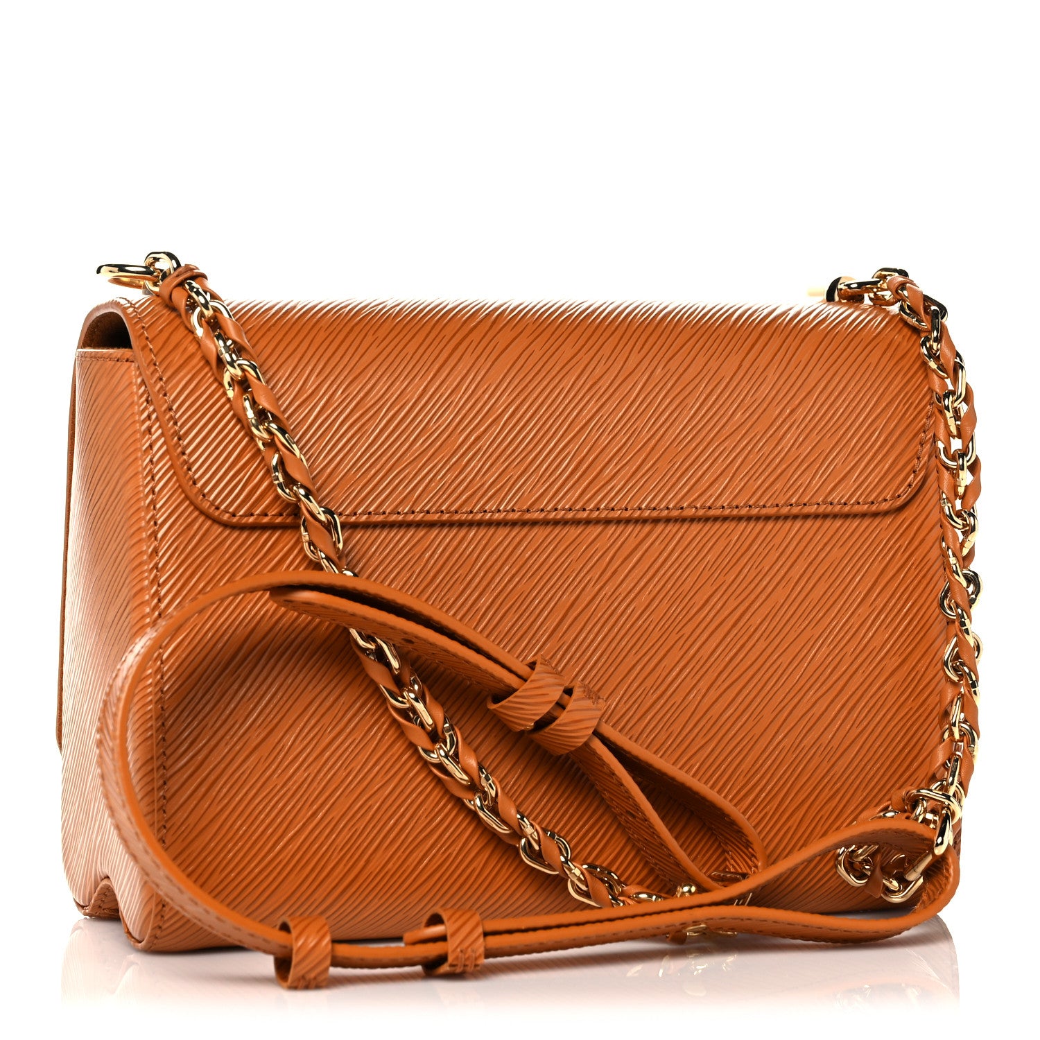 Louis Vuitton Epi Twist Shoulder Bag MM Gold Miel 4 of 12