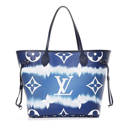 Louis Vuitton Monogram Escale Neverfull MM Blue 1 of 11