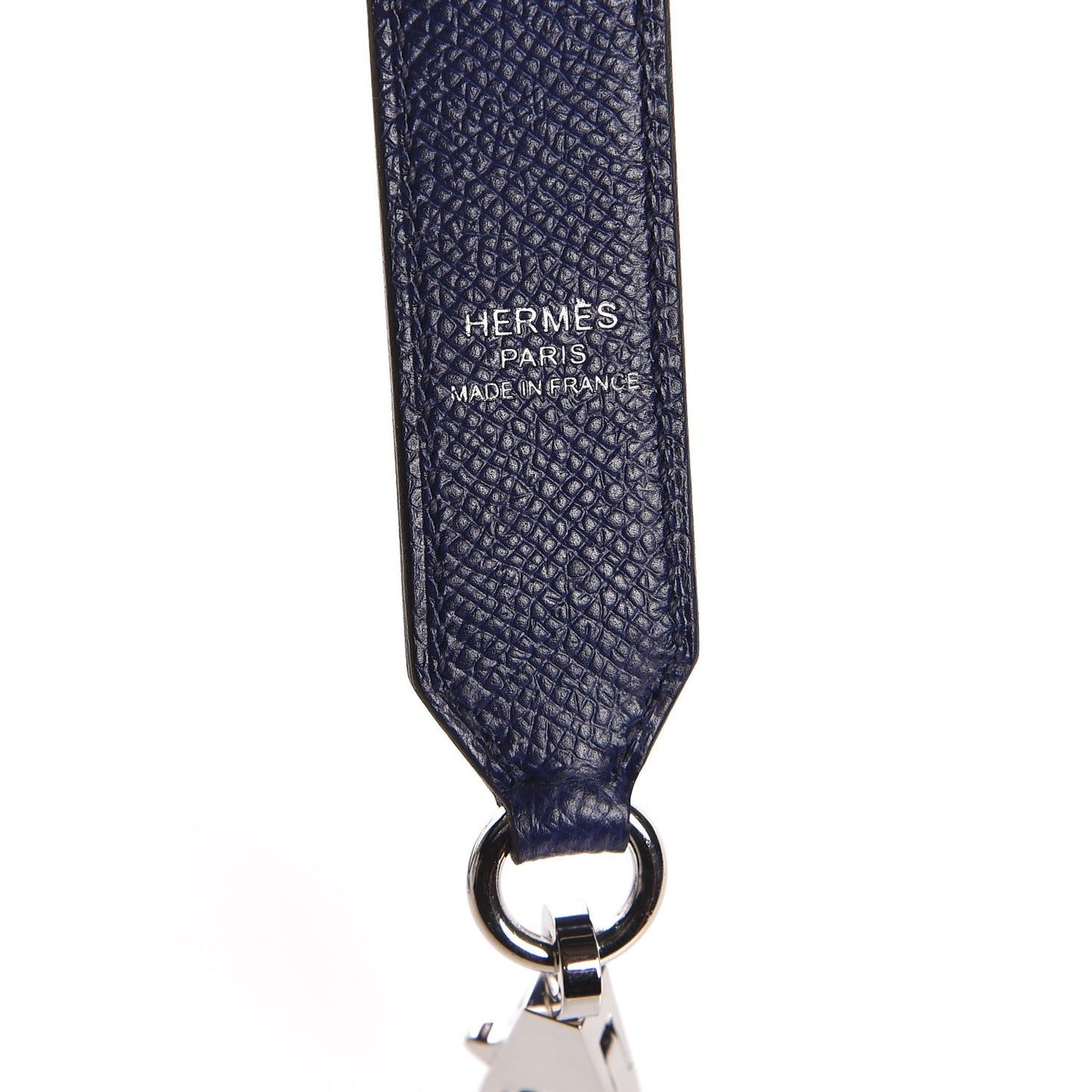 Epsom 25mm Tressage Shoulder Strap Bleu Indigo Noir Terre Battue