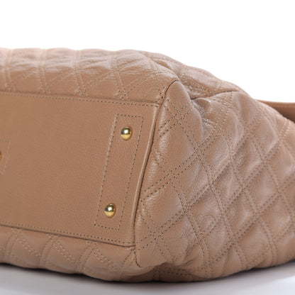 Marc Jacobs Calfskin Quilted Flap Shoulder Bag Taupe 8 of 11